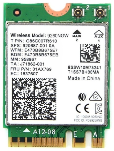 Модуль беспроводной связи для ASUS Dual Band Wireless-AC 9260NGW