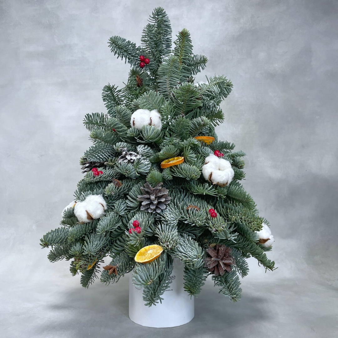 Amsterdam Flowers Снежная елка 45 см 1 шт