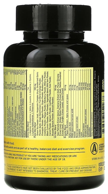 Optimum Nutrition Opti-Men таблетки 90 шт