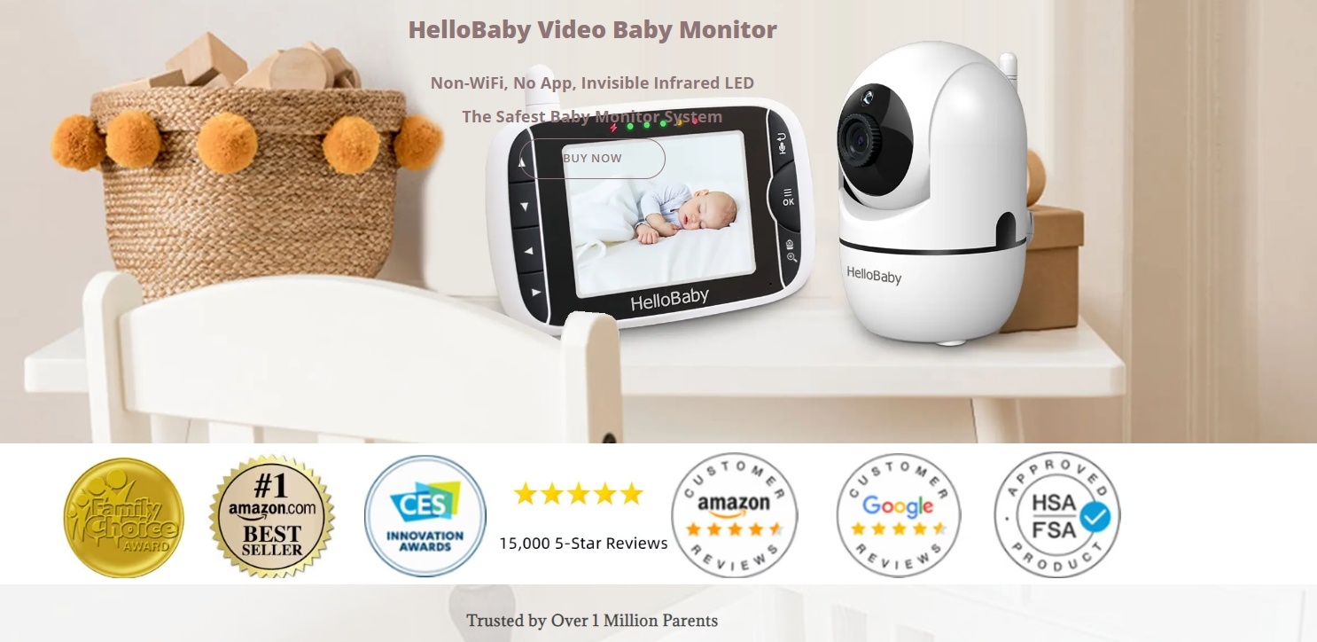 Видеоняня Hello Baby Видеоняня HelloBaby HB 6250