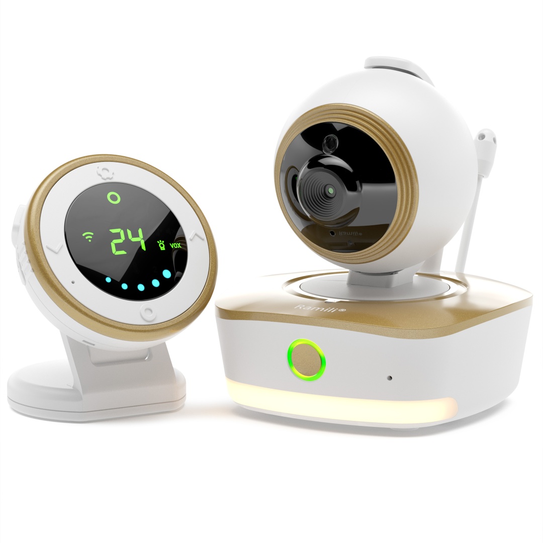 Видеоняня Ramili 2-в-1 Wi-Fi Full HD с повышенной дальностью RV1800