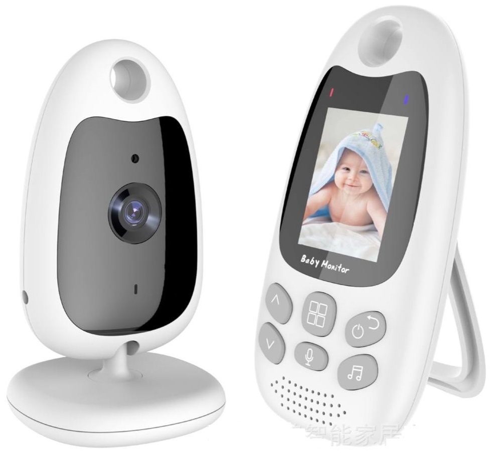 Baby Monitor белый, серый