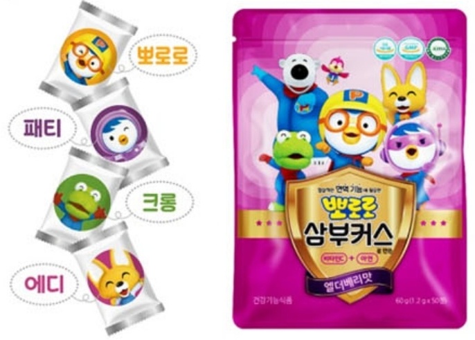 Nutri D-Day PORORO Витамин С + Цинк таблетки 50 шт