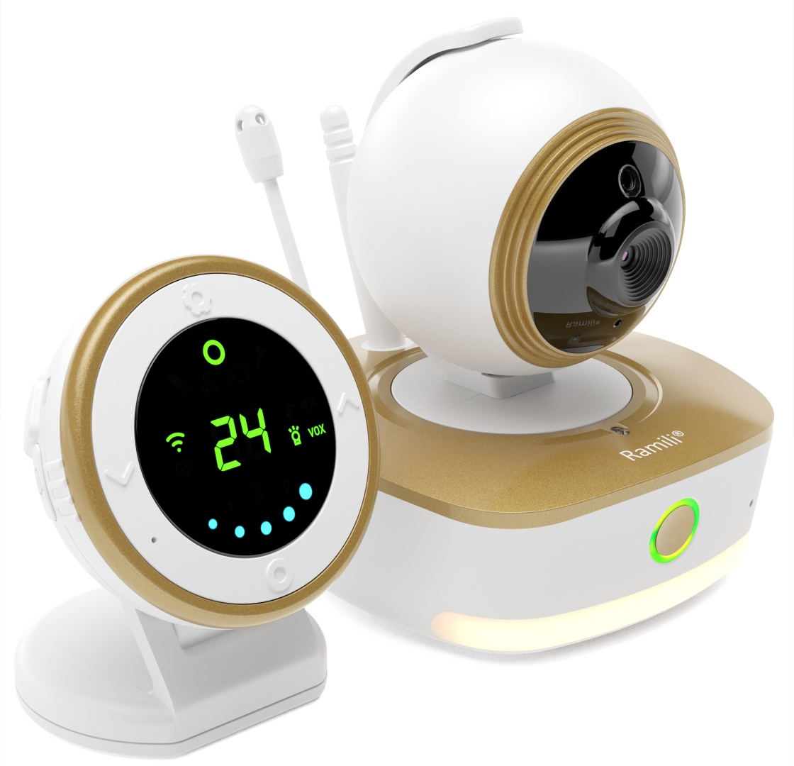 Видеоняня Ramili 2-в-1 Wi-Fi Full HD с повышенной дальностью RV1800