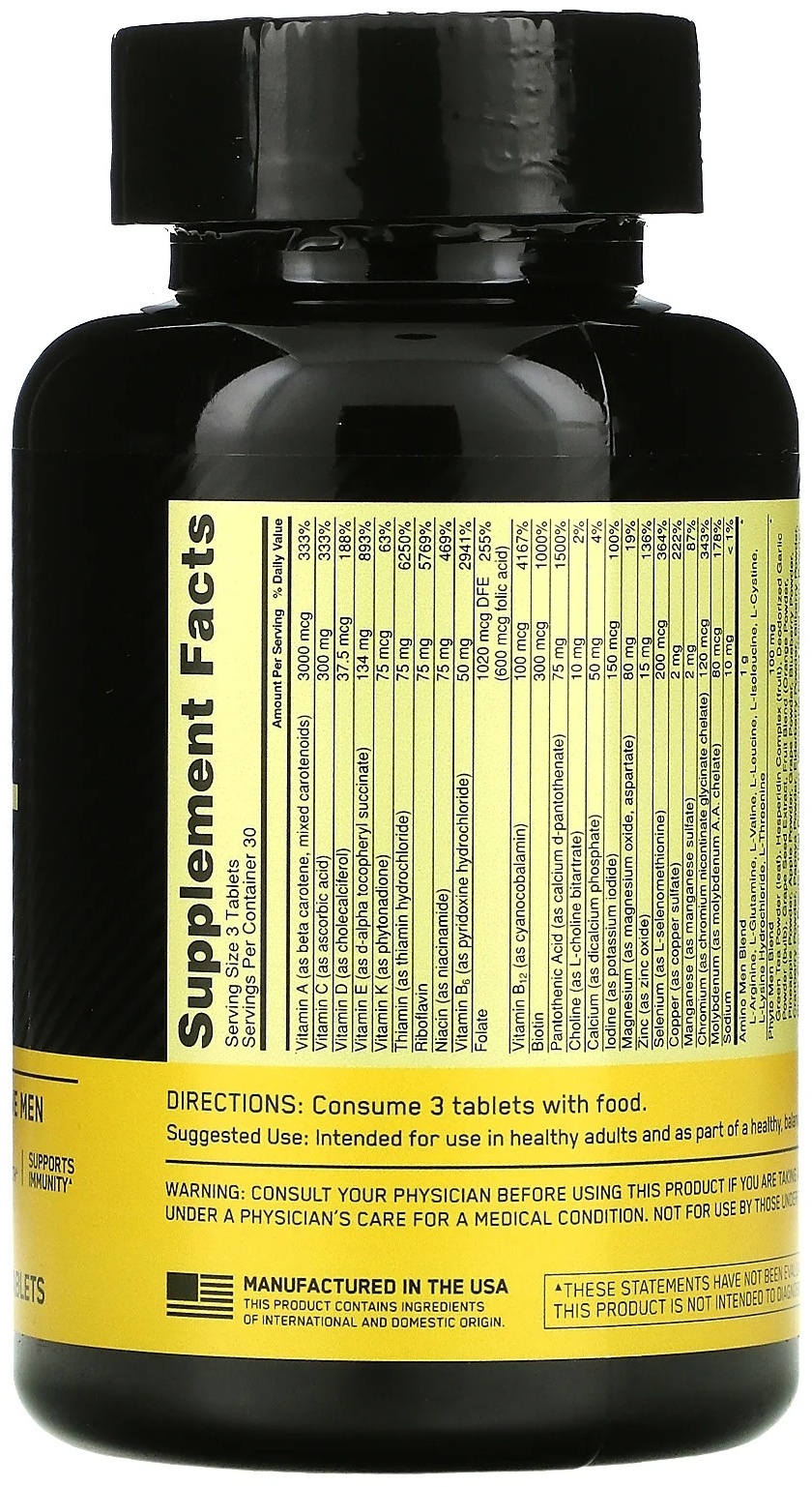 Optimum Nutrition Opti-Men таблетки 90 шт