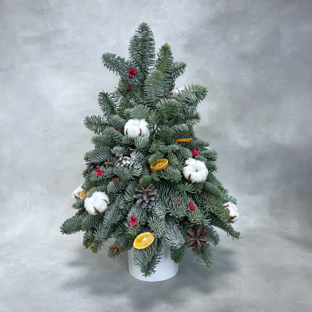 Amsterdam Flowers Снежная елка 45 см 1 шт