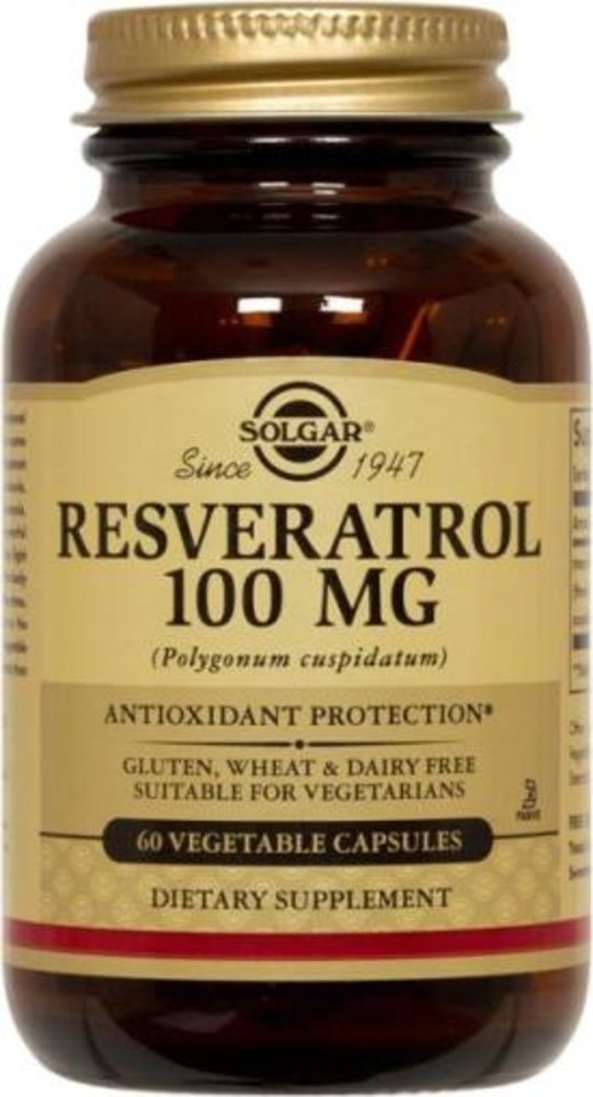Solgar Resveratrol 100 mg капсулы 60 шт
