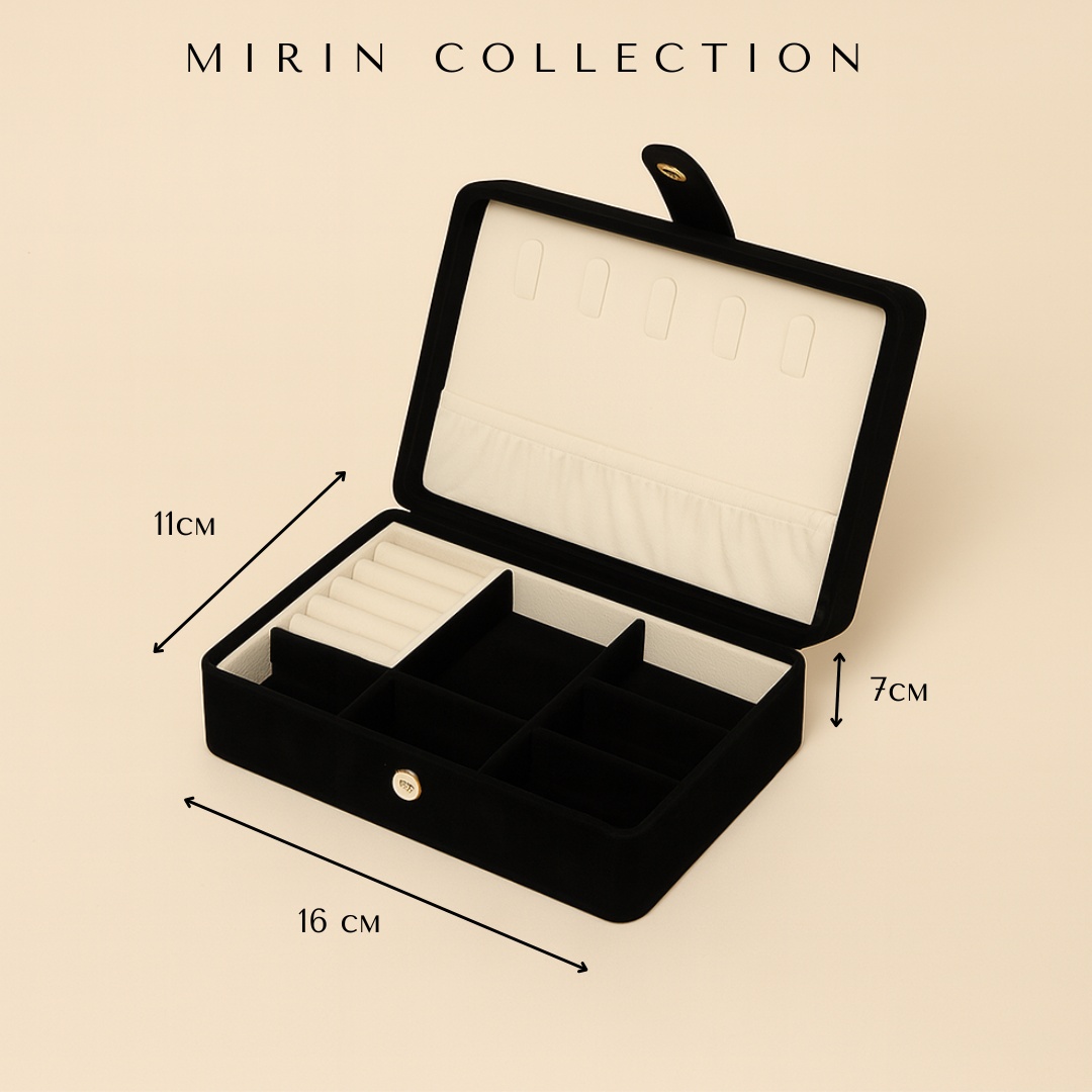 Mirin шкатулка OL-BOX02B, бархат