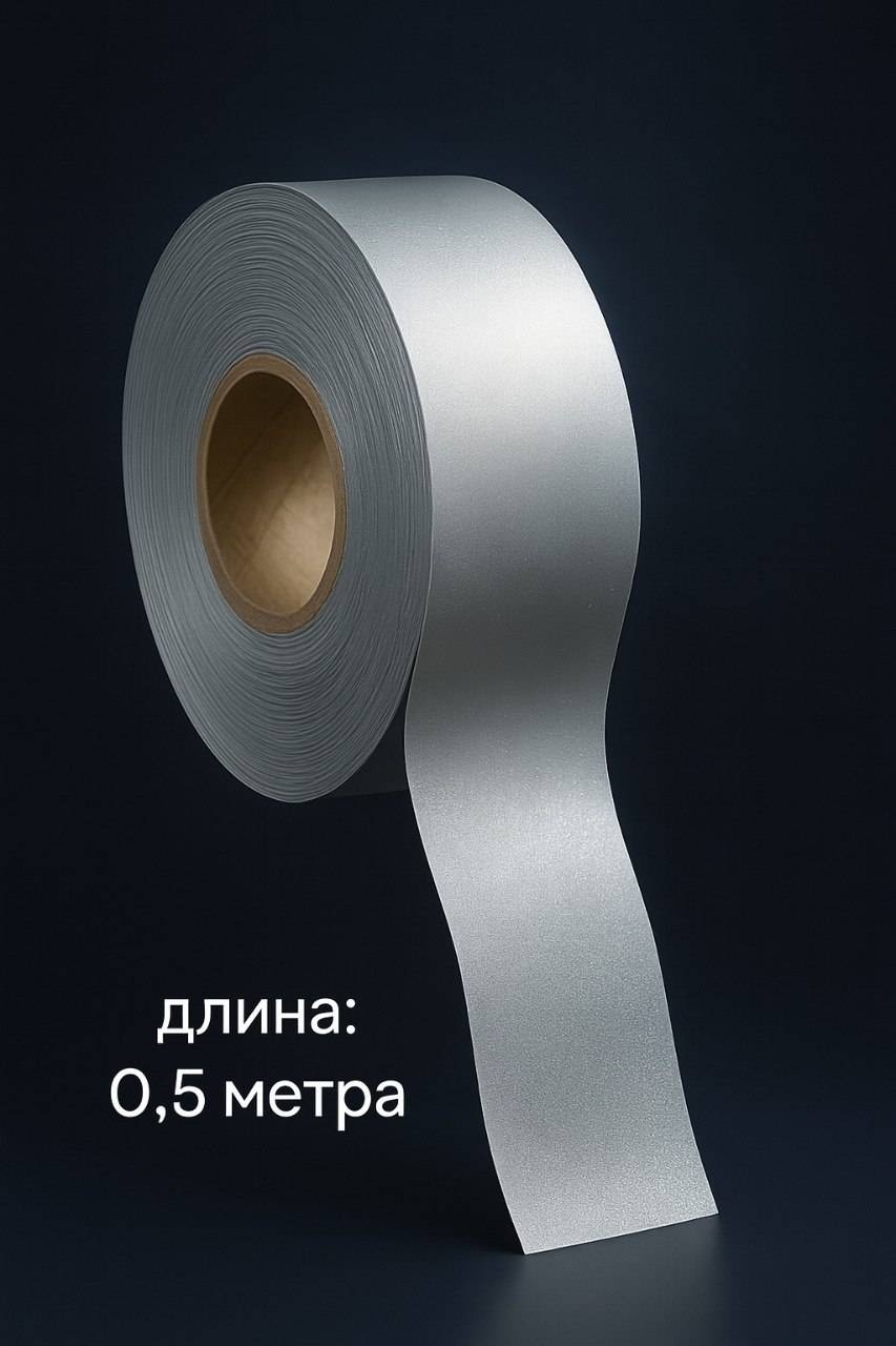 Cветоотражающая лента Almaexpress 261722011, серый