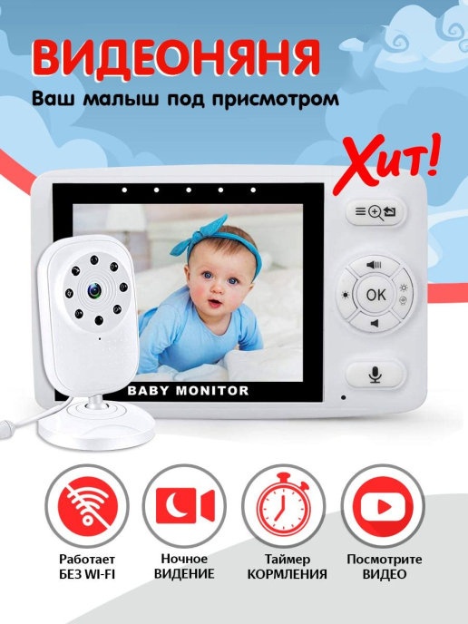 Видеоняня Nice Device NST-BA860