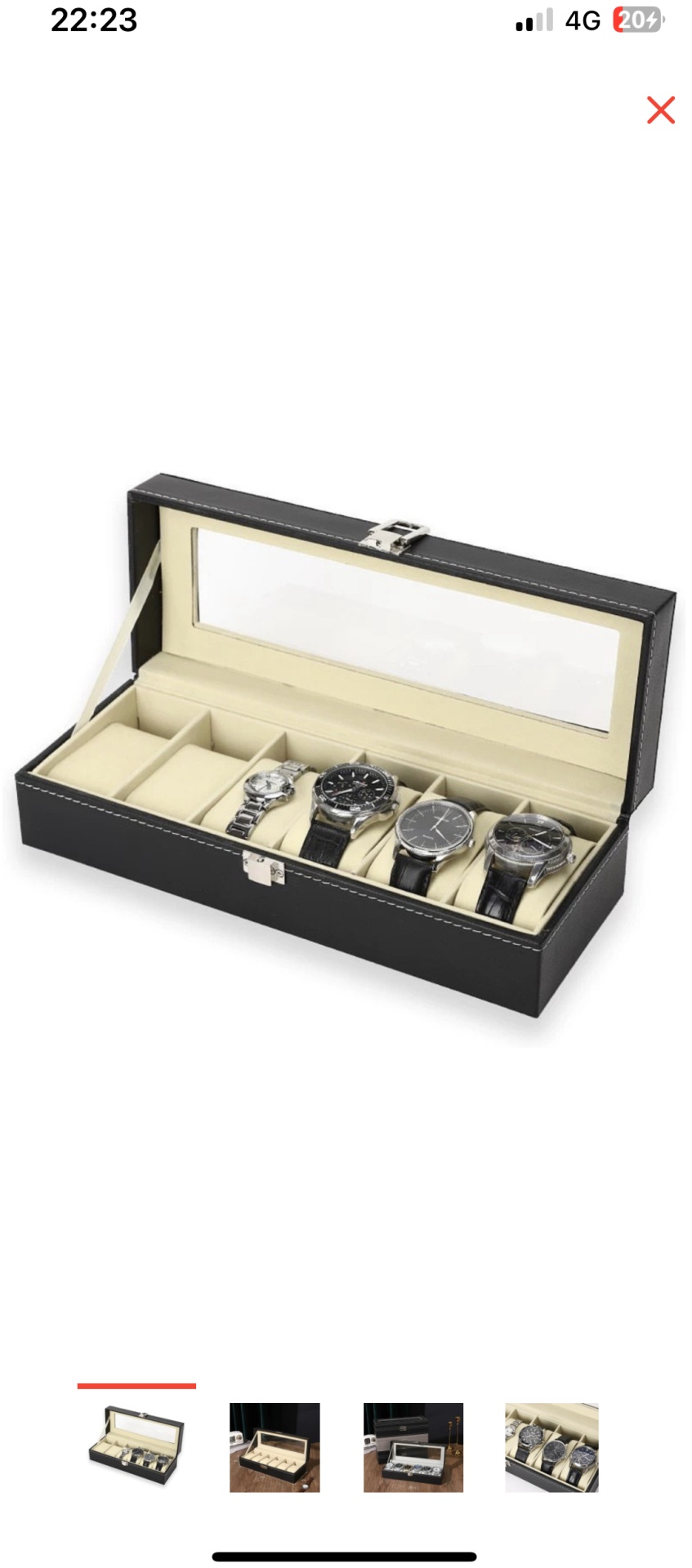 1Market шкатулка watch box, искусственная кожа