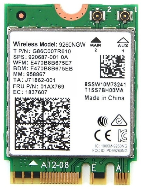 Модуль беспроводной связи для ASUS Dual Band Wireless-AC 9260NGW