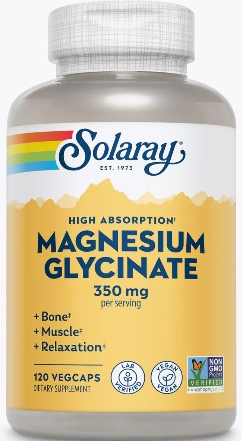 Solaray Magnesium Glycinate (Магний Глицинат) 350 мг капсулы 120 шт