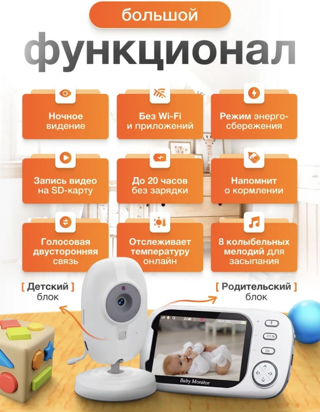 Видеоняня DINO