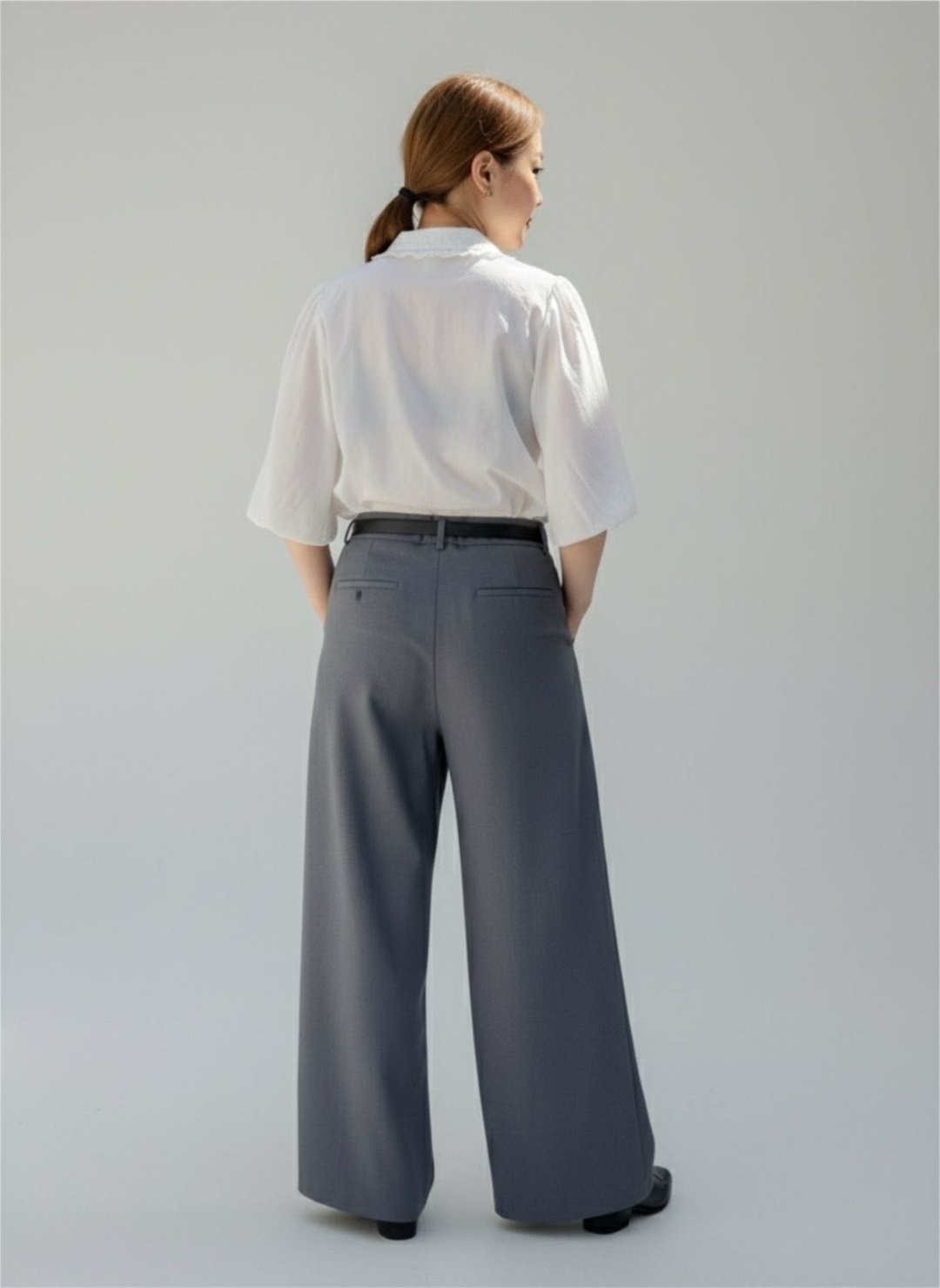 Классические брюки YANI collection серый
