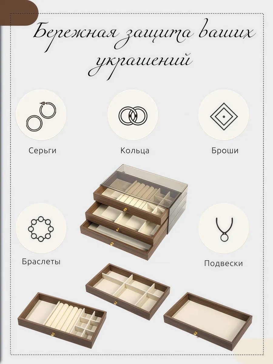 Шкатулка 838197505, пластик