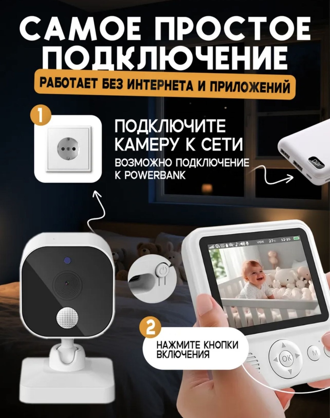 Видеоняня Rusha Grusha 411503743