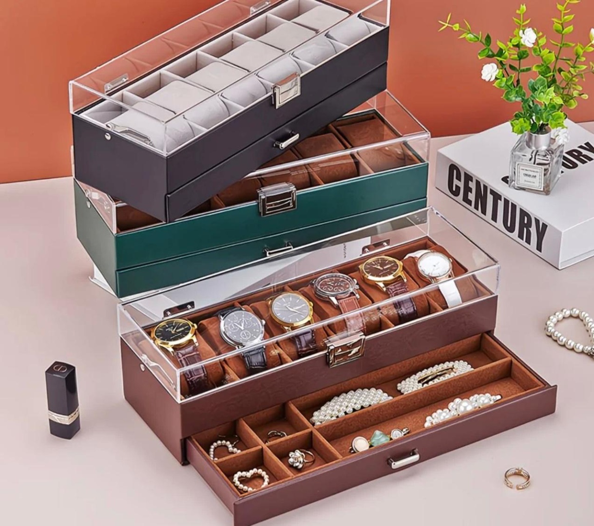 Шкатулка 074404178, искусственная кожа