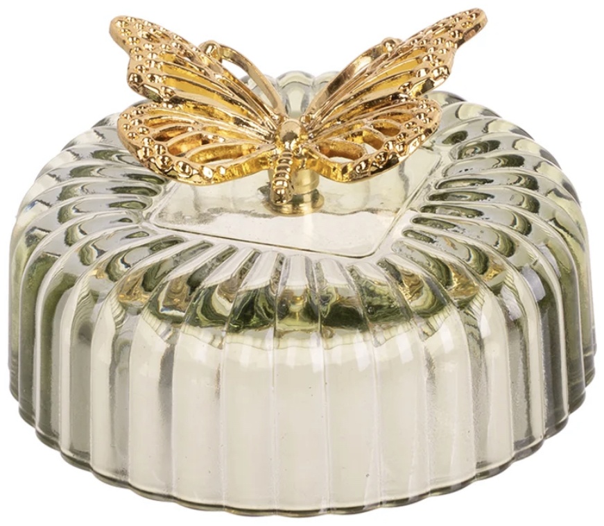 Шкатулка Бабочка, стекло
