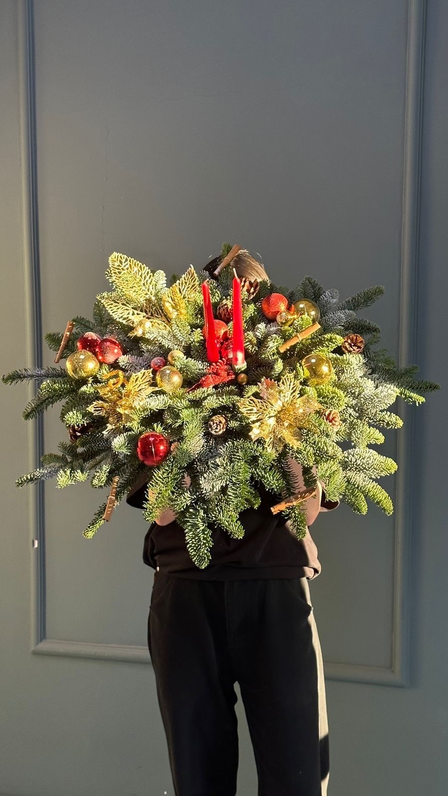 Raushan Flowers Большая настольная композиция 18 см 1 шт