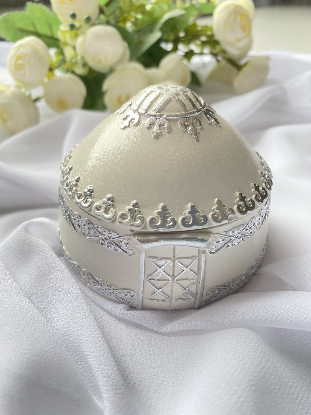 Шкатулка Юрта, гипс