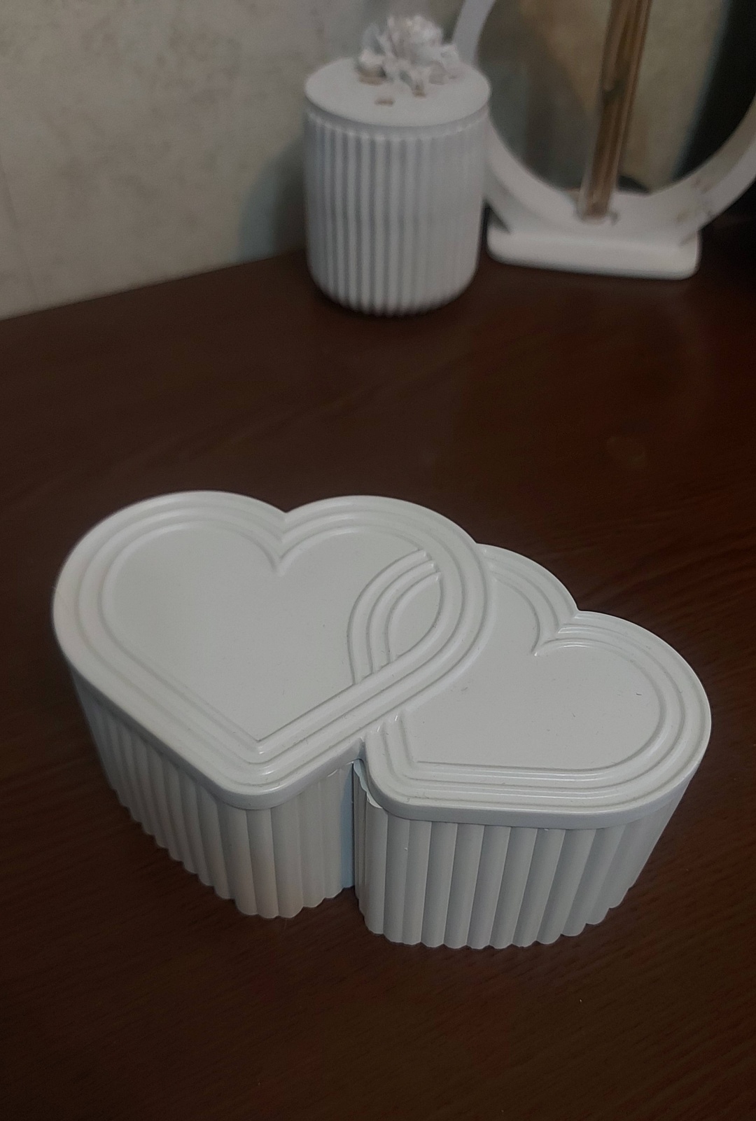 Шкатулка Два сердца 30414956_778137202, гипс