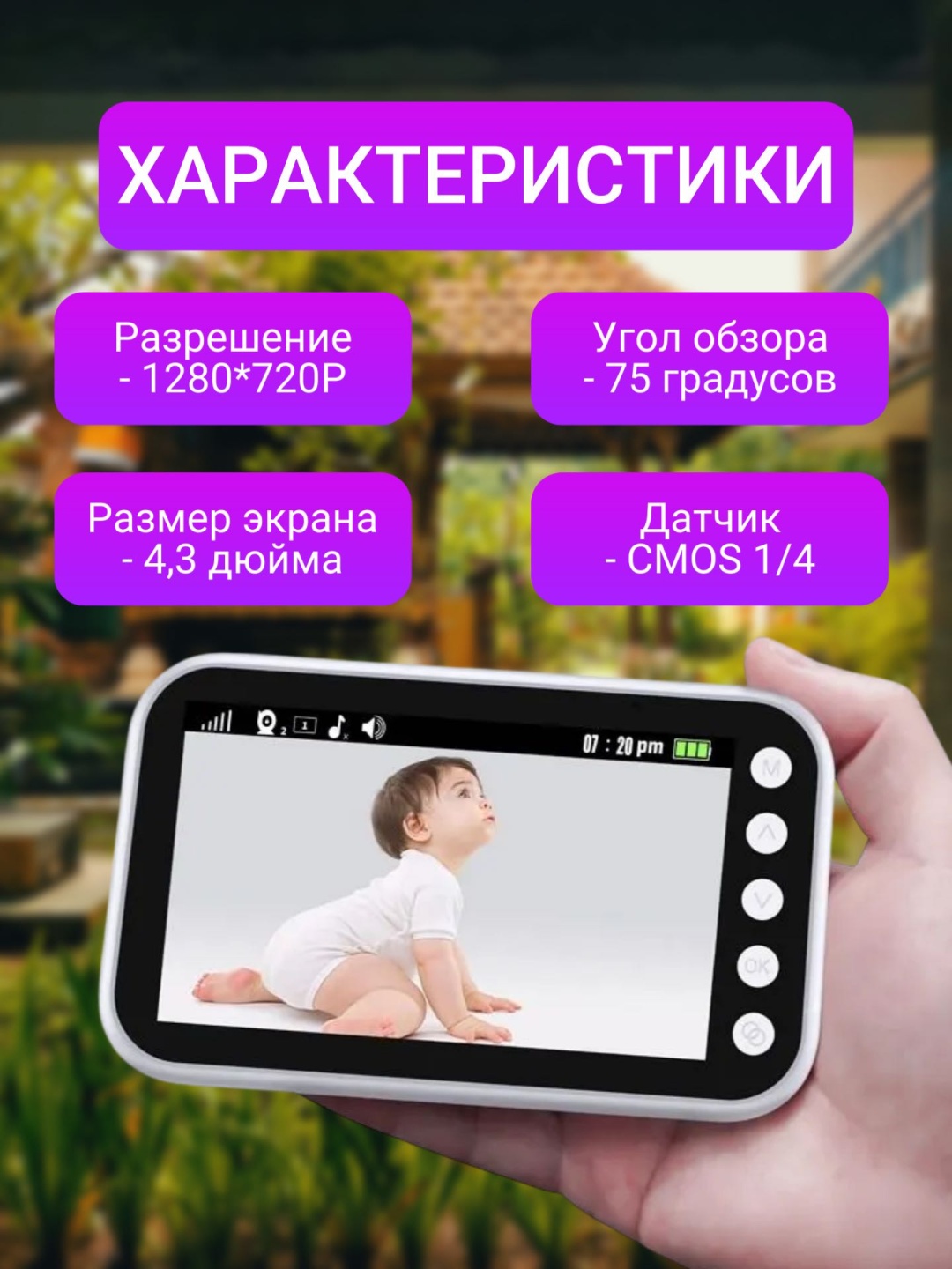 Видеоняня ABM-100
