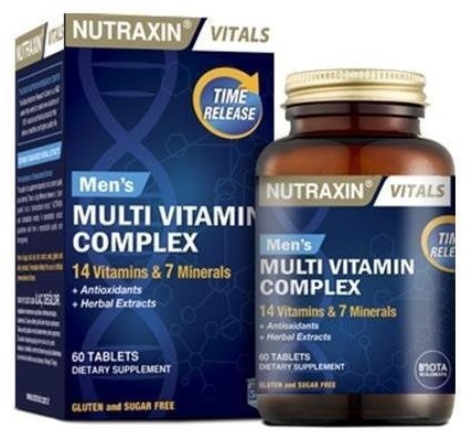 NUTRAXIN мультивитамины Mens Multi Vitamin Complex 60 таблеток