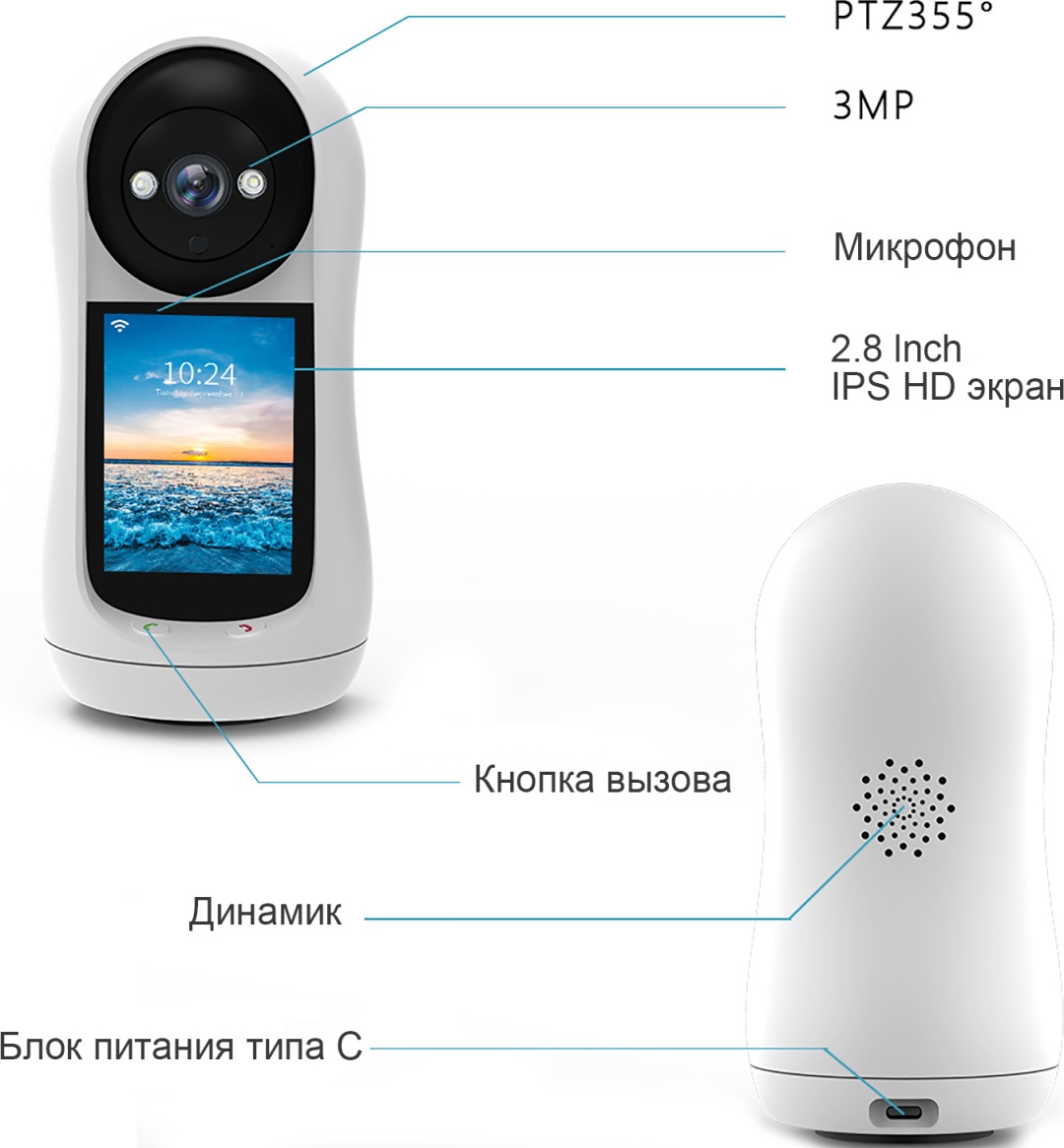 Видеоняня LC1-YEJSQ-3MP