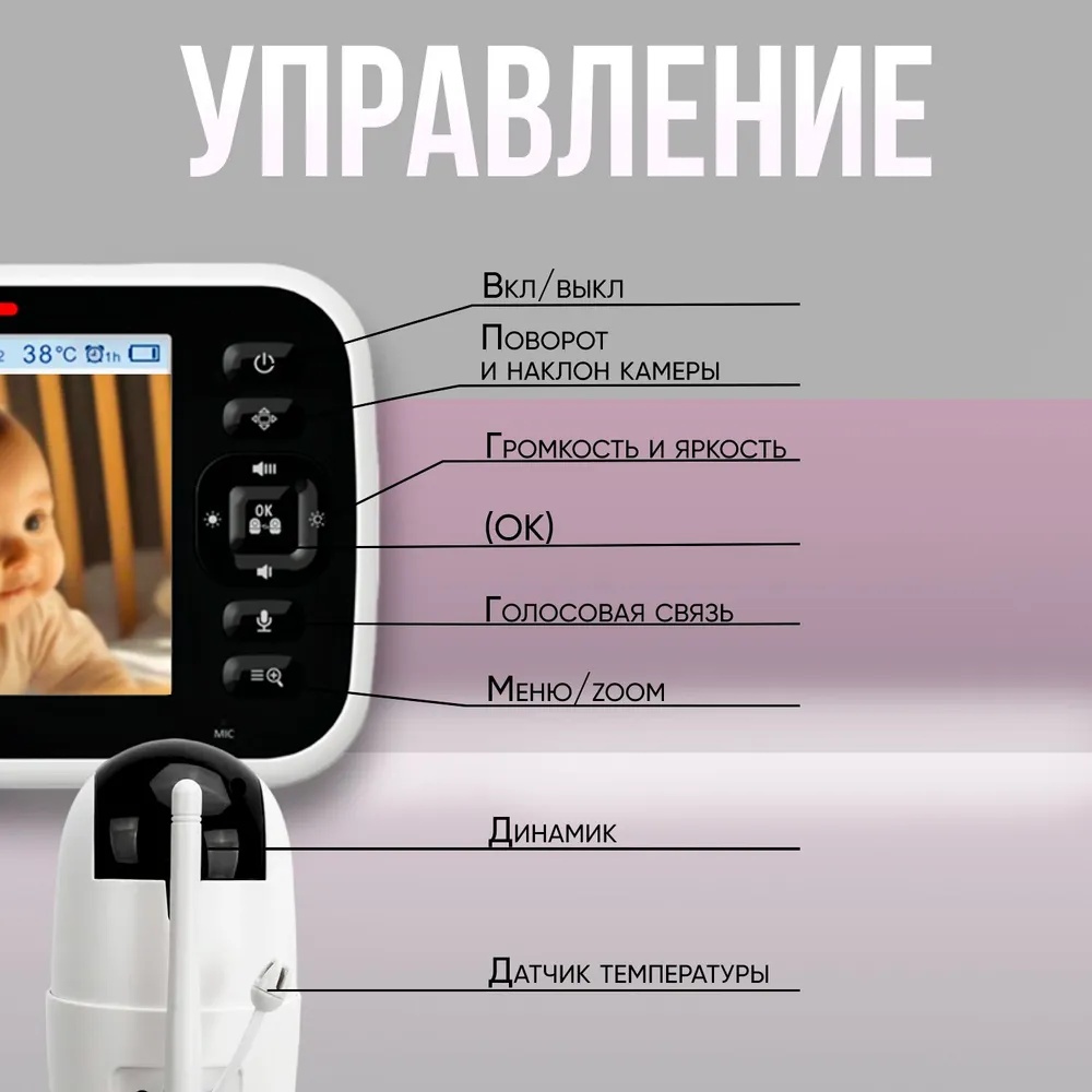 Видеоняня Baby Monitor SM651