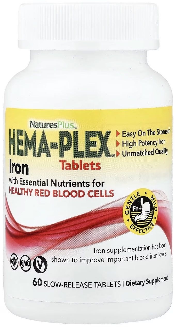 Nature's Plus Hema-Plex (Комплекс железа) таблетки 60 шт